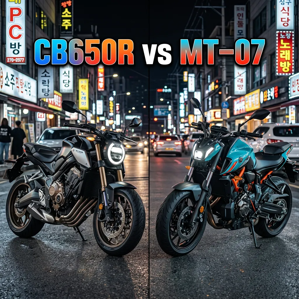 혼다 CB650R vs 야마하 MT-07 어떤 바이크가 맞을까 2026