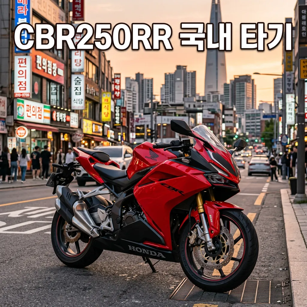 혼다 CBR250RR 국내에서 타는 법 병행수입부터 실사용까지