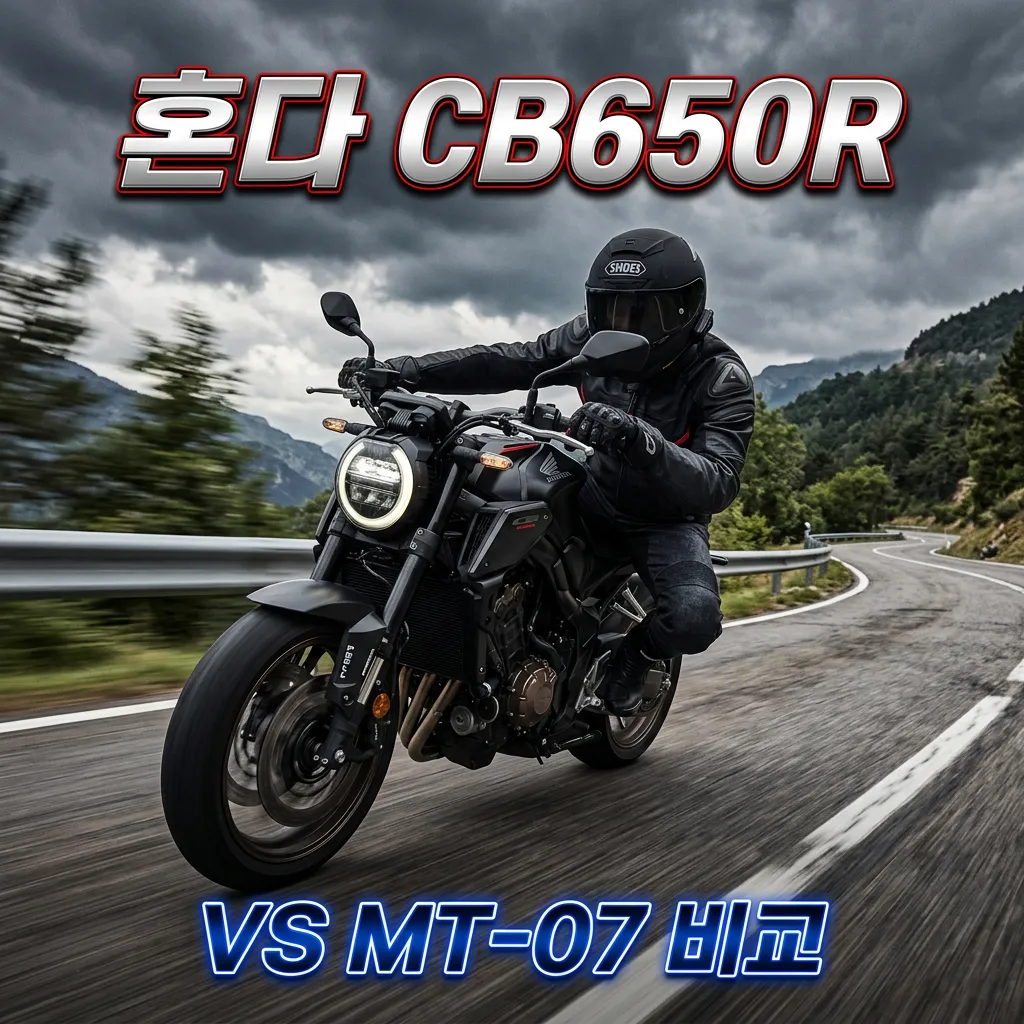 혼다 CB650R 가격 스펙 장단점 MT-07 비교 구매 가이드