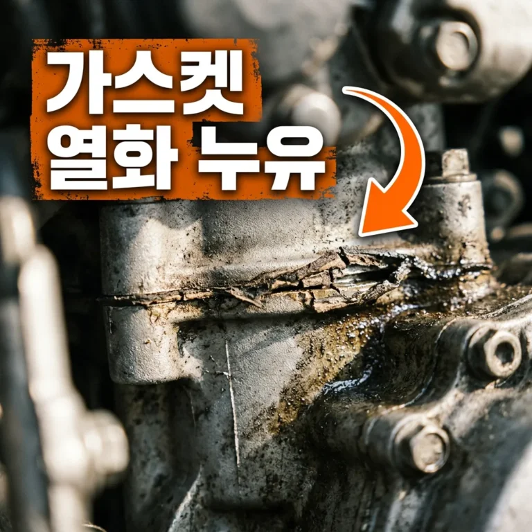 오토바이 가스켓 누유, 닦아도 계속 젖어있다면 이 부위 먼저 확인하세요