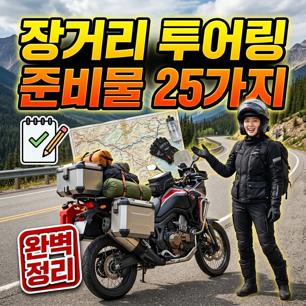 오토바이 장거리 투어링 준비물 25가지 체크리스트 완벽 정리