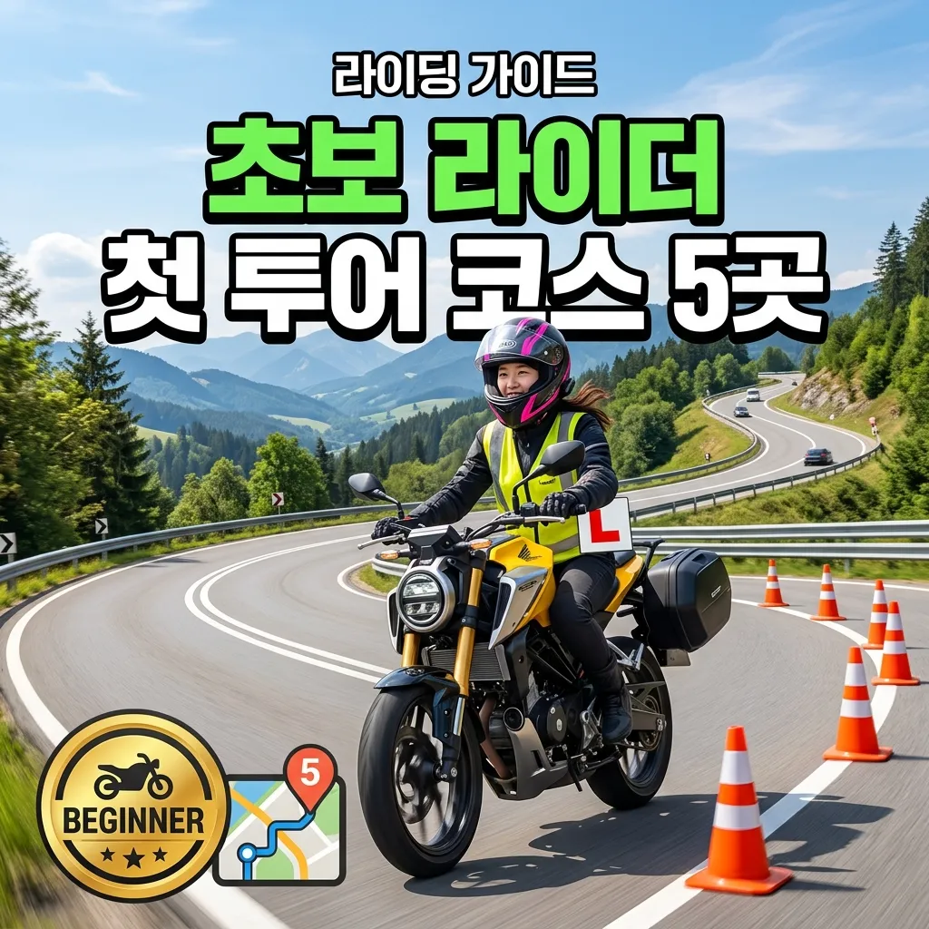 오토바이 초보 라이더 첫 투어 코스 5곳과 연습 포인트 정리