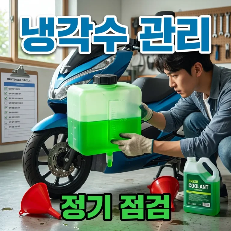 PCX 냉각수 3년 주기, 정기 관리 5단계
