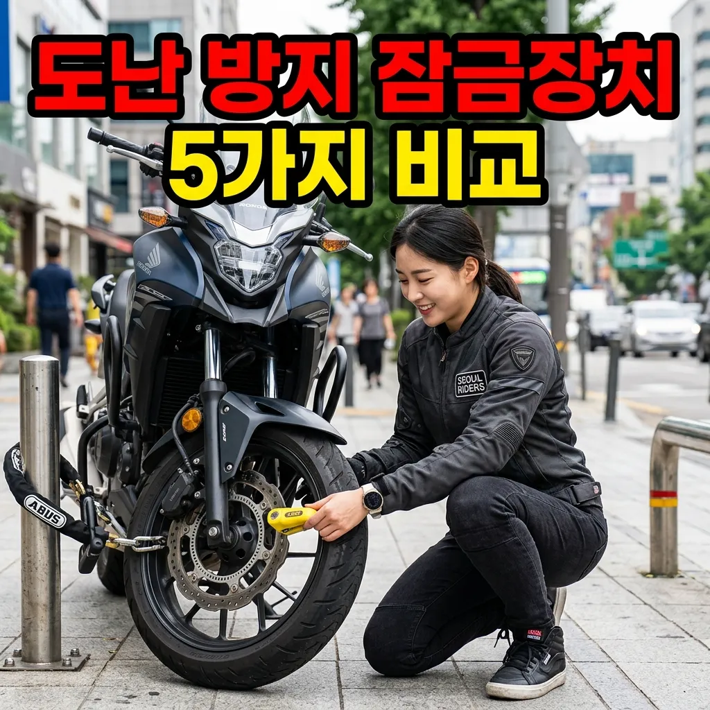 오토바이 도난 방지 잠금장치 5가지 비교와 안전 보관법