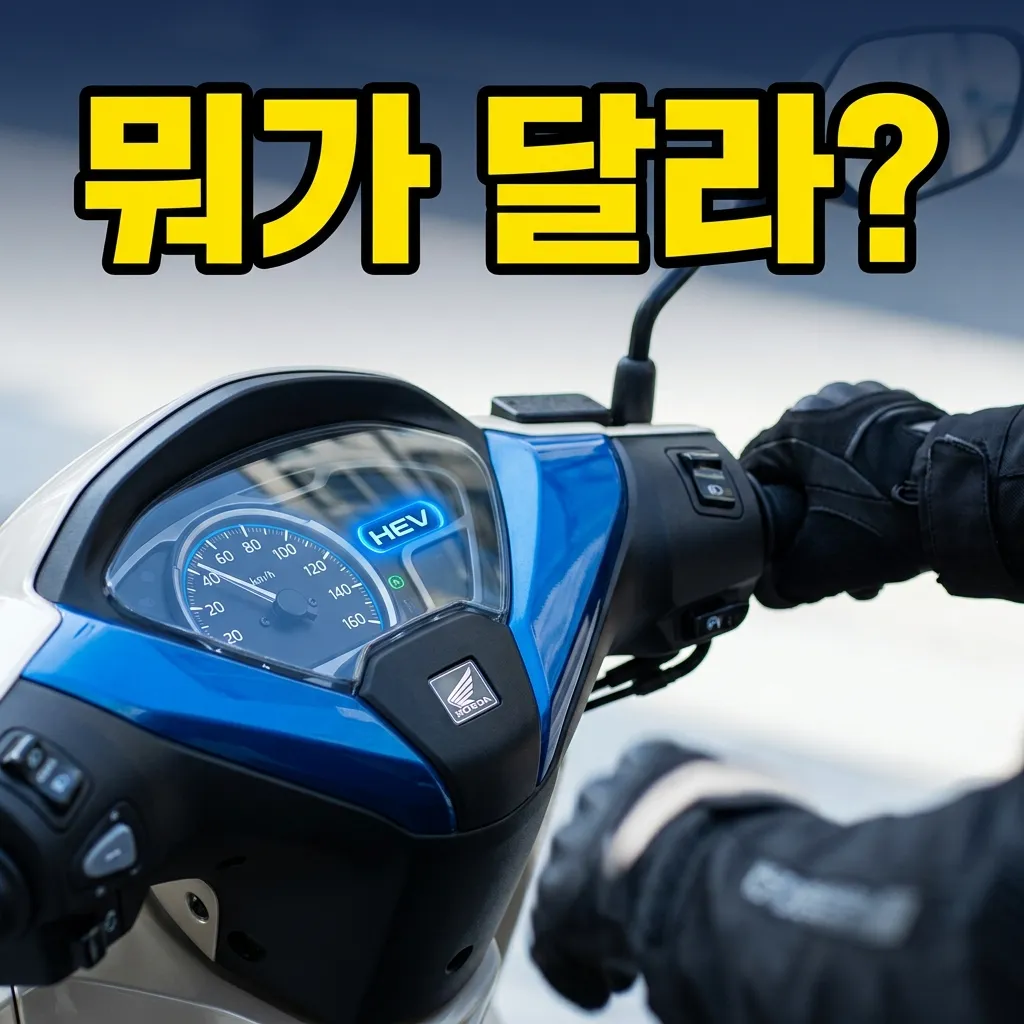 PCX e:HEV 엔진오일, 일반 PCX랑 뭐가 달라요?