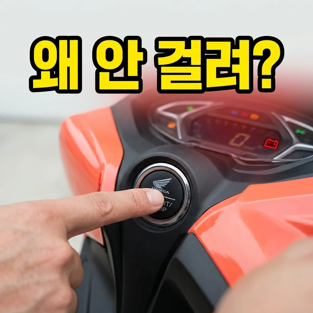 PCX 시동 안 걸려요? 5분이면 끝나는 점검 7단계