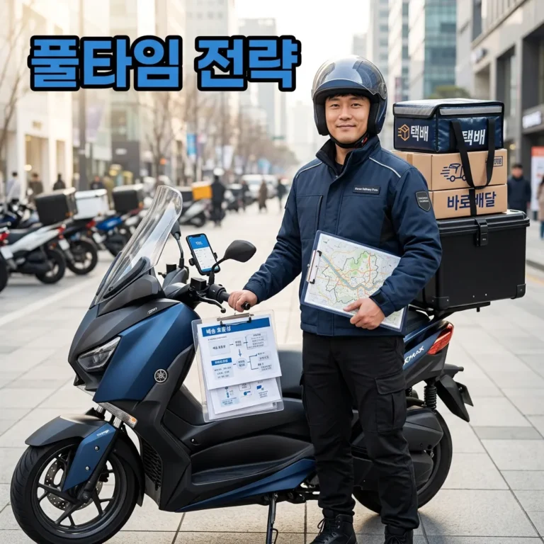 풀타임 라이더 유상운송보험 가입 전략 5단계 2026