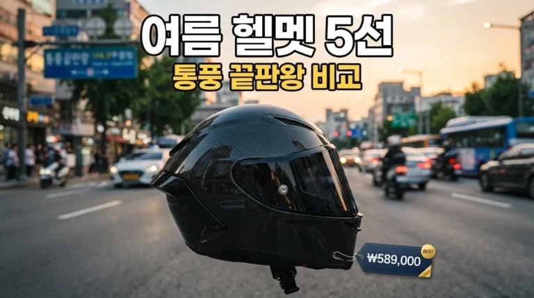 여름 통풍 잘 되는 오토바이 헬멧 추천 5선, 가격대별 실사용 비교